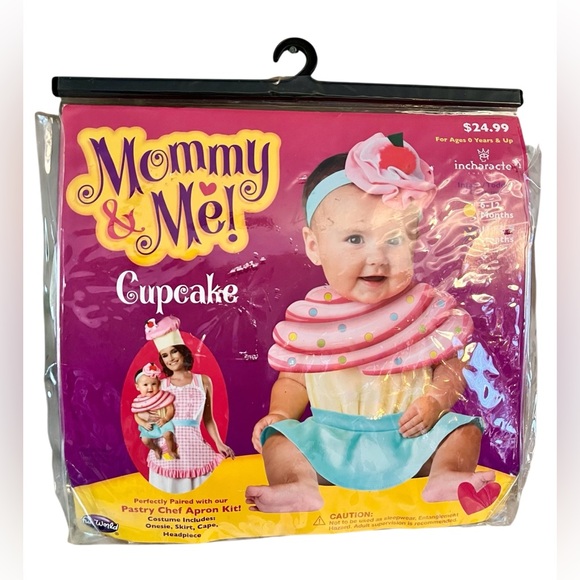 Cupcake Costume for Kids - Pink and Blue New with Tags - Picture 5 of 7